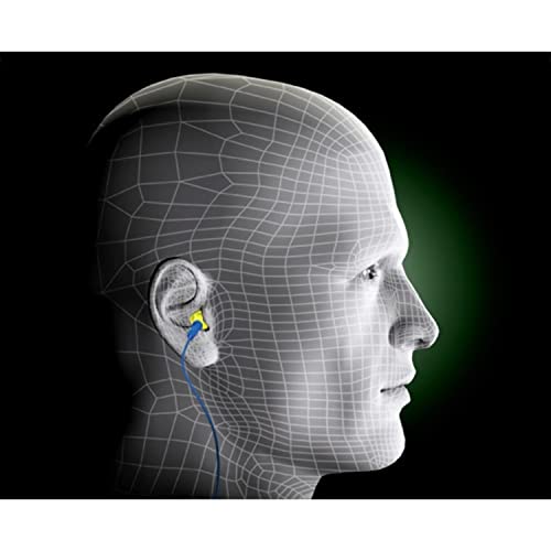 3M E-A-R Push-Ins Earplugs 318-1001, Corded, Poly Bag 100-Pair