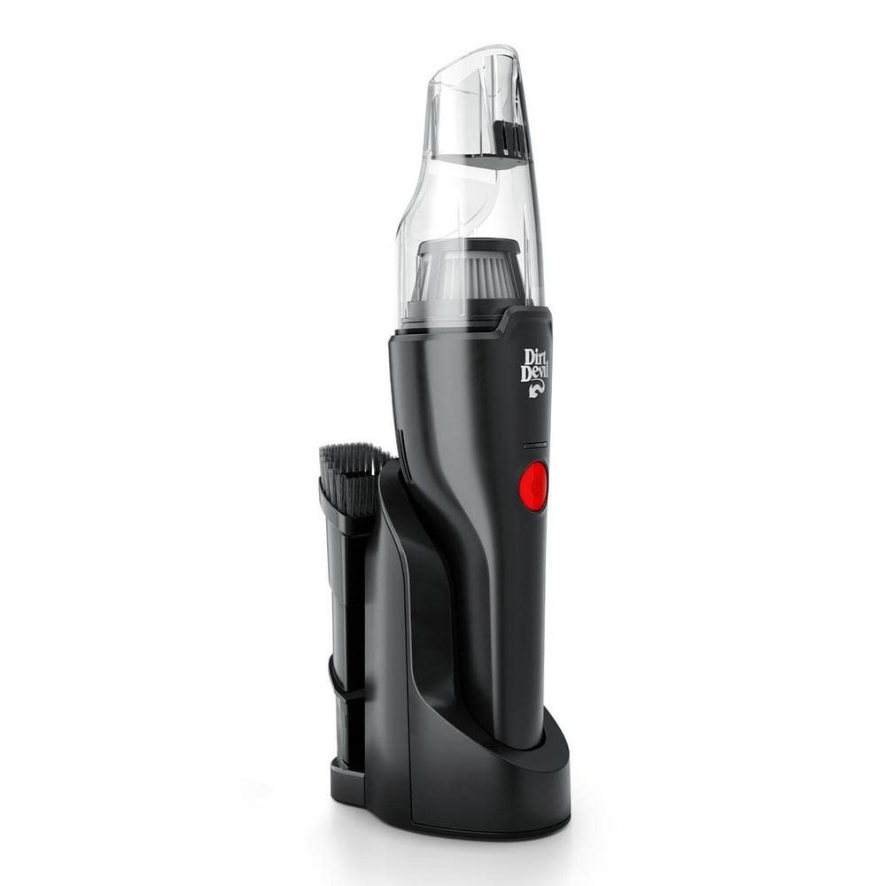 Dirt Devil Grab and Go+ 8V Cordless Handheld Vacuum Cleaner, Powerful Suction, Lightweight, Includes 2-in-1 Tool and Charging Stand with Tool Storage, Portable Vacuum Cleaner