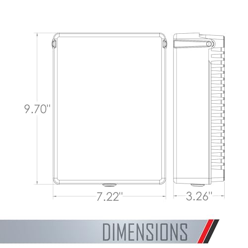 Taymac ZTC300 Plastic Thermostat Cover Low Profile, Large, Clear