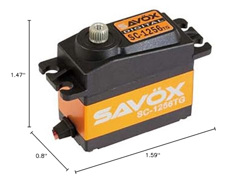 Savox SC-1256TG High Torque Titanium Gear Standard Digital Servo
