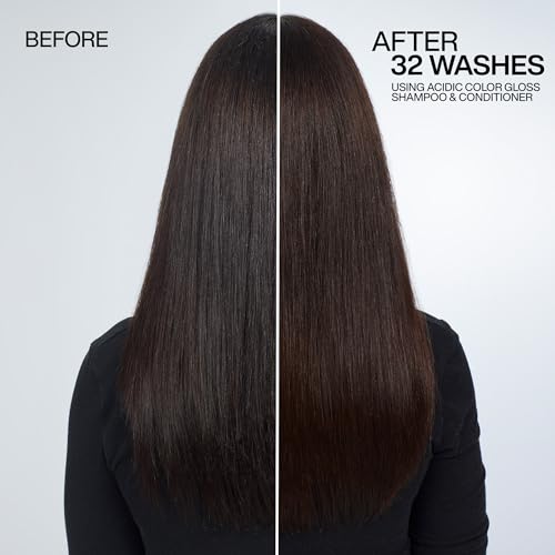 Redken Acidic Color Gloss Conditioner | For Color-Treated Hair | Helps Prolong Hair Color and Add Shine | Smooth, Glossy Finish