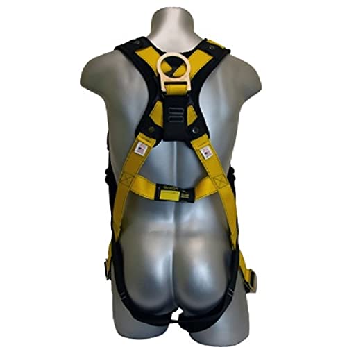 Guardian 37102 Series 3 Harness, Fall Protection Harness, X-Large/XX-Large, Yellow/Black