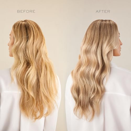 Kristin Ess Hair Purple Shampoo and Conditioner Set for Blonde, Brunette, Silver + Gray Hair, Anti Brass + Yellow Tones, Safe for Color Treated Hair, Sulfate Free Toning Shampoo Conditioner - 1 Liter