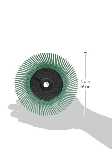 3M 3M-27605 Radial Bristle Brush Grade - 50, Size - 6 x 1/2