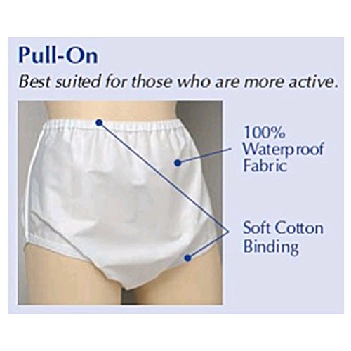 Salk Sani-Pant Pull-On Cover-Up Washable Brief, Small, 3-Pack