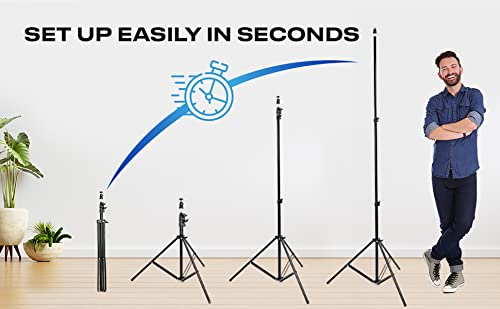 Skywin VR Tripod Stand, HTC Vive Base Station Compatible Sensor Stand and Base Station Mount for Vive Sensors or Oculus Rift Constellation (2 Stands)