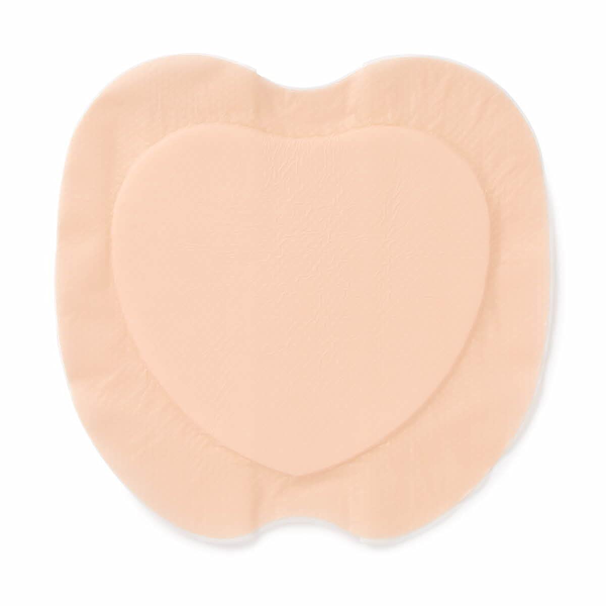 Medline Optifoam Gentle EX Bordered Foam Adhesive Dressing, 9" x 9" Sacral (5 Count)
