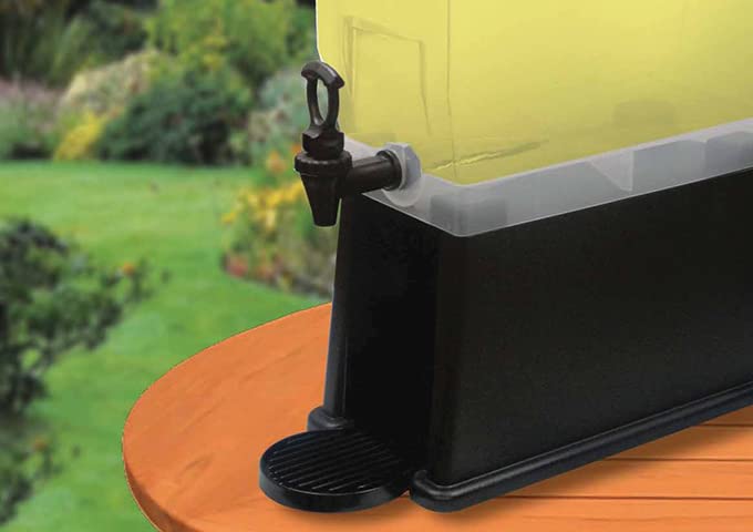 Winco Slim 3 Gallon Beverage Dispenser with Base