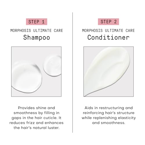 Framesi Morphosis Ultimate Care Shampoo and Conditioner Set, 8.4 fl oz, Moisturizing & Hydrating Shampoo and Conditioner Duo
