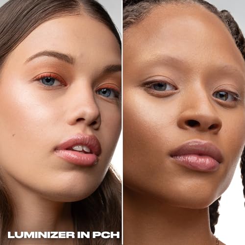 Urban Decay Face Bond Waterproof Luminizer (PCH - Brightening Peach Rose), All-Over Liquid Highlighter + Bronzer, with 3% Niacinamide, Smudge-Resistant, Transfer-Resistant - 1 fl oz