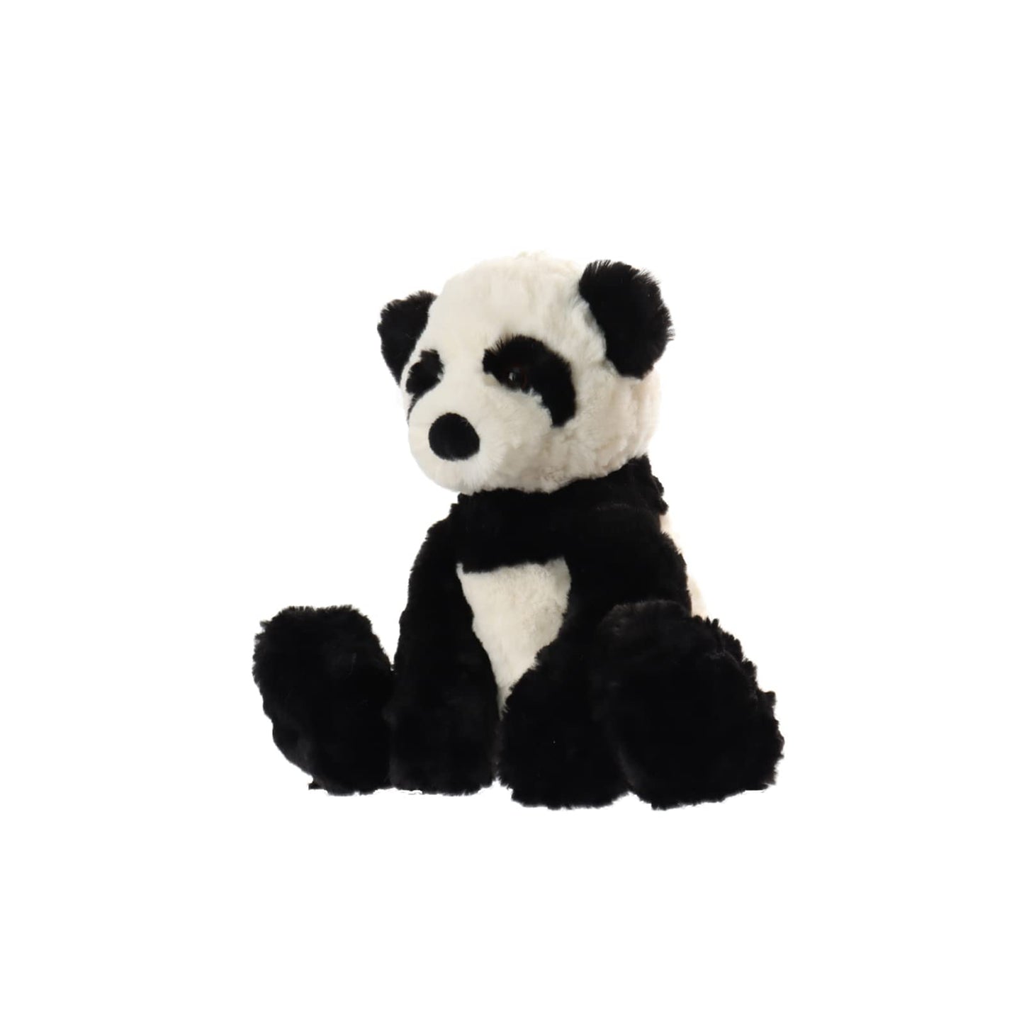 Apricot Lamb Toys Plush Panda Bear Stuffed Animal Soft Cuddly Perfect for Child (Black and White Panda, 8 Inches)