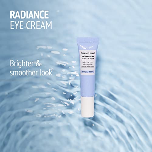 [ comfort zone ] Hydramemory Depuff Eye Cream | Lightweight Moisturizing Cream | Relieve Tired Eyes, Puffiness And Dark Circles | 0.5 Fl. Oz.