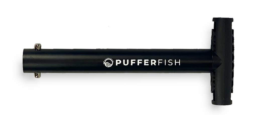 PUFFERFISH Really Big Sand Shovel - Lightweight Collapsible 4 Piece Aluminum Shovel for Beach - Customizable to 3 Different Lengths - Ideal for Sand Castles