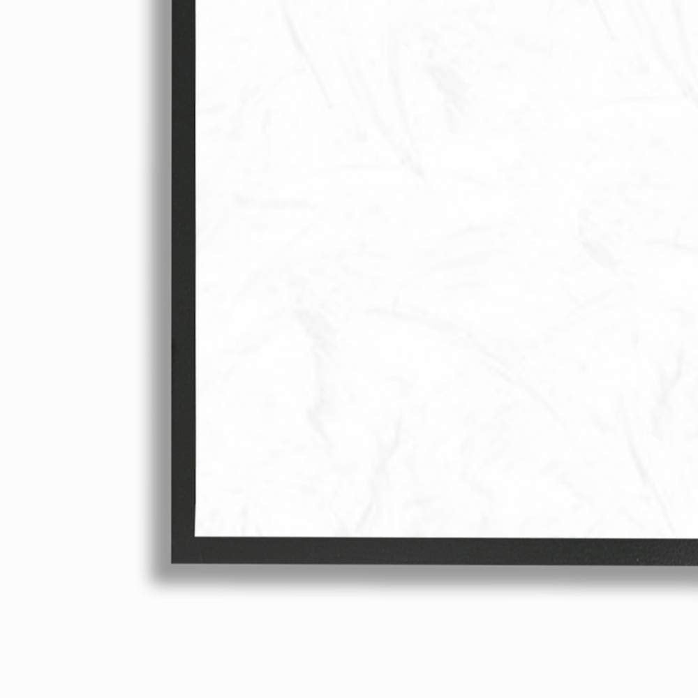 Stupell Industries Warm Red Shades of Abstract Arches Watercolor Painting, Designed by Victoria Borges Wall Art, 16 x 20, Black Framed