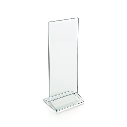 Azar Displays 142745 4.25" W x 11" H Vertical Top-Load Sign Holder