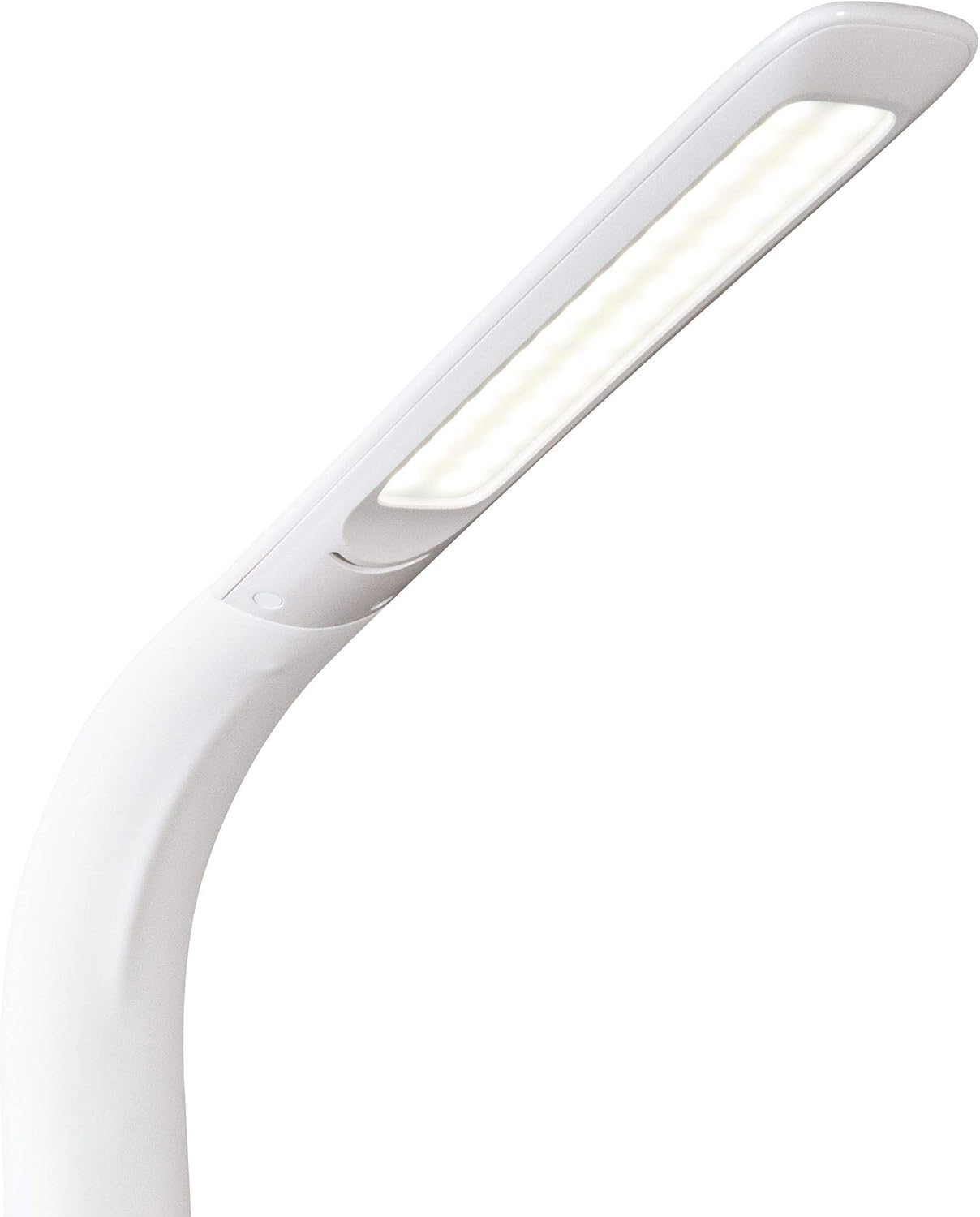 OttLite Purify LED Sanitizing Desk Lamp with Wireless Charging – Eliminates up to 99.9% of Bacteria, Touch Activated, Flexible Neck, Modern Light for Reading, Crafting & Office Desktop