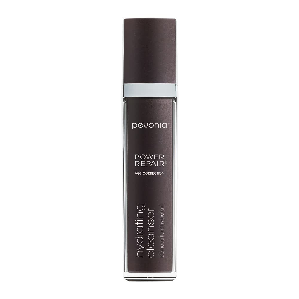 Power Repair Age Correction Hydrating Cleanser - Facial Skin Care Products from Pevonia Natural Skincare - Anti Aging Face Wash Cream with Collagen - Face Moisturizer, Makeup Remover - 4 Fl Oz (Pack of 1)