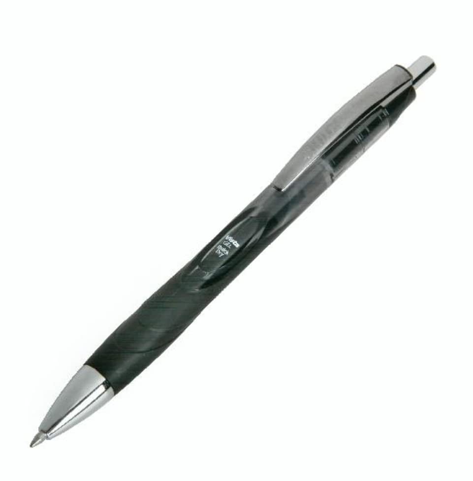 AbilityOne - 7520015068500 - VISTA Gel Ink Pen - 0.7mm - Medium Point - Black Ink - 12 units