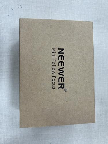 NEEWER Mini Follow Focus with A/B Stops, Lens Gear Ring, 15mm Rod & Rod Clamp for Cinema Camera, DSLR/Mirrorless Camera, Compatible with Lens Diameter Up to 114mm, PG001 (Silver)