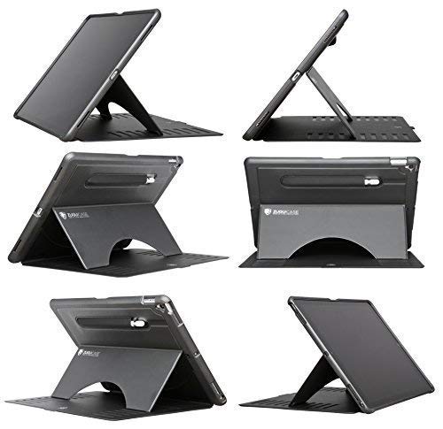 ZUGU CASE - 2017/2015 iPad Pro 12.9 inch (Old Model) 1st & 2nd Gen Case Prodigy X - Very Protective But Thin + Convenient Magnetic Stand + Sleep/Wake Cover for Men & Women (Black)