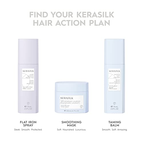 KERASILK Finishing Cream | Smooths Flyaways & Fights Frizz | Definition & Refinement | Provides Soft & Touchable Finish | 50ml