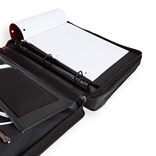 Wenger Luggage Proxy Zippered Laptop Presentation Padfolio, Black, 14-inch (601675)