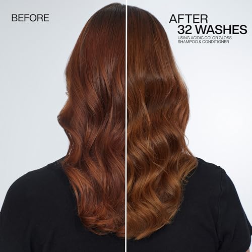 Redken Acidic Color Gloss Conditioner | For Color-Treated Hair | Helps Prolong Hair Color and Add Shine | Smooth, Glossy Finish