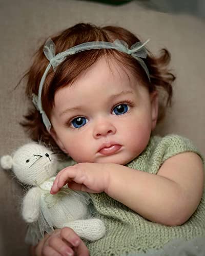 Angelbaby Realistic Reborn 24" Toddler Doll - Soft, Weighted & Lifelike for Children Gifts
