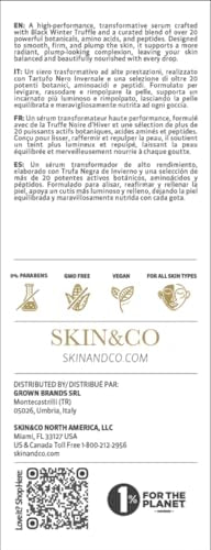SKIN&CO Roma Black Truffle Therapy Serum, 1.0 Fl Oz