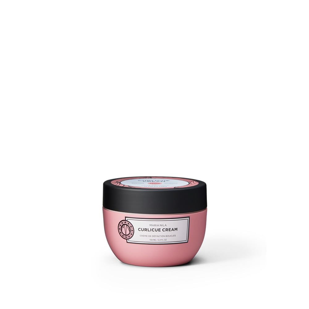 Maria Nila Curlicue Cream, 3.4 Fl Oz, Hold 3/5, Enhances Curls & Waves, Chamomile Hydrates & Prevents Frizz, 100% Vegan & Sulfate/Paraben free