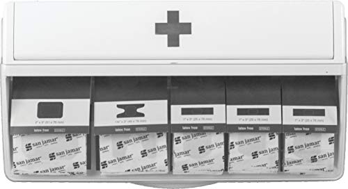 San Jamar MKBD100 Mani-Kare Bandage Dispenser, Blue