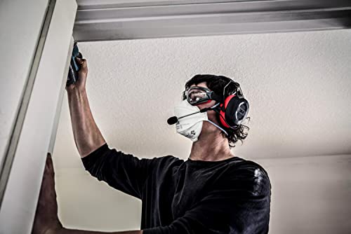 3M Pro-Comms Electronic Hearing Protector, Wireless Earmuffs With Bluetooth Technology & External Noise-Canceling Boom Microphone, Noise Reduction Rating (NRR) 26 dB, Premium Gel Cushions (90546-SIOC)