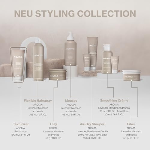 NEUMA Neu Styling Flexible Hair Spray 9 Fl. Oz. Hairspray for Women with Lavender, Mandarin & Vanilla Scent, Flexible Hold Styling Hairspray
