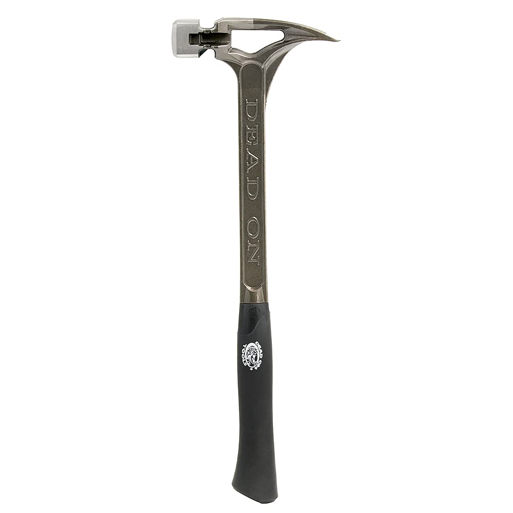 Dead On DOS22S 22-Ounce 18-Inch Steel Smooth Face Hammer, silver