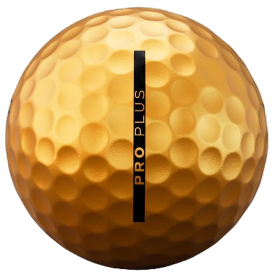 Vice Pro Plus Golf Balls, Gold