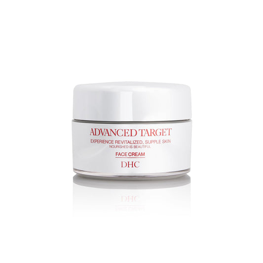 DHC Advanced Target Face Cream, Targeted Revitalizing Cream for Face and Jawline, 1.7 oz. Net Wt. (50g)