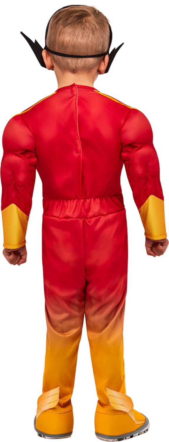 DC League of Super Pets: The Flash Costume for Toddlers by Rubies, Boy's 4T