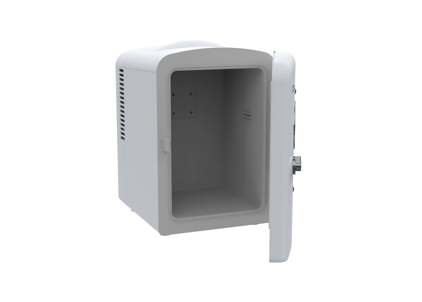 Frigidaire EFMIS171 Retro Mini Portable Personal Fridge - Ideal for Home, Office or Dorm - Includes Carrying Handle, AC/DC Wall/Car Charger (White)