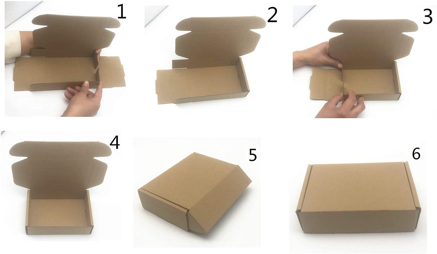 Black Cardboard Shipping Box 15.7x11.8x3 Inch Corrugated Packaging Storage Boxes 10 Pack (Inside Size: 15.2 x 11.6 x 3")
