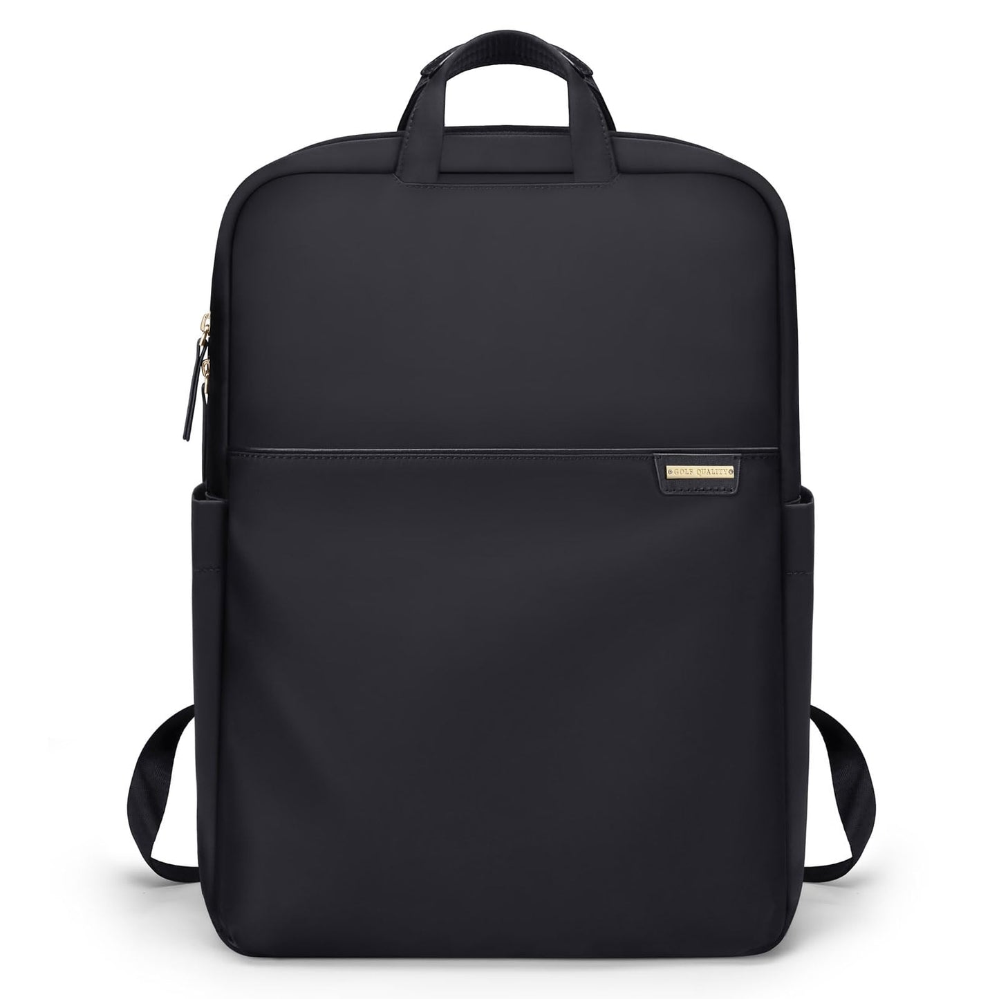 GOLF QUALITY Slim Laptop Backpack for Women, Lightweight Business Backpack for Women Computer Bag Purse for Commuting, Fit 16 Inch, Black