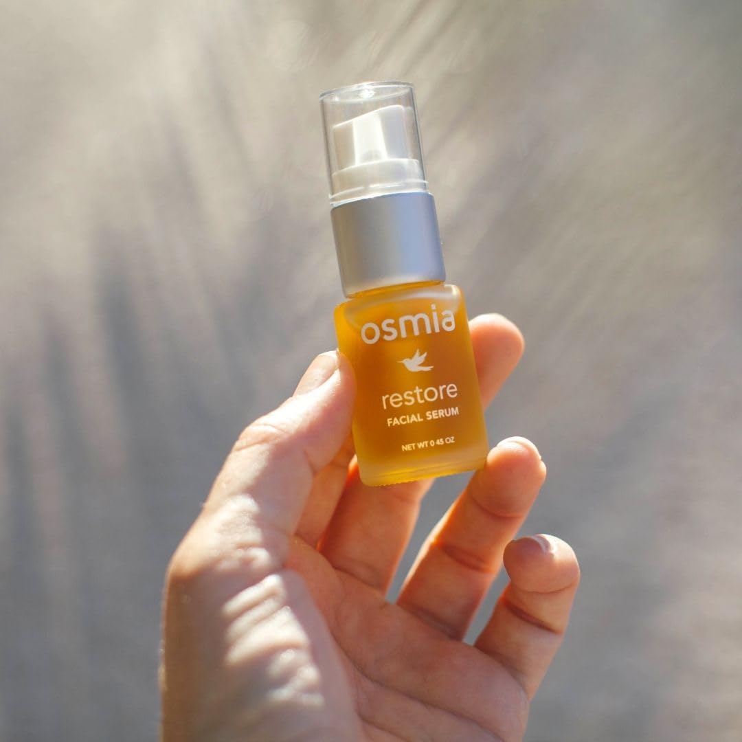 Osmia - Natural Restore Facial Serum | Clean Beauty For Healthy Skin (0.45 fl oz | 13.3 ml)