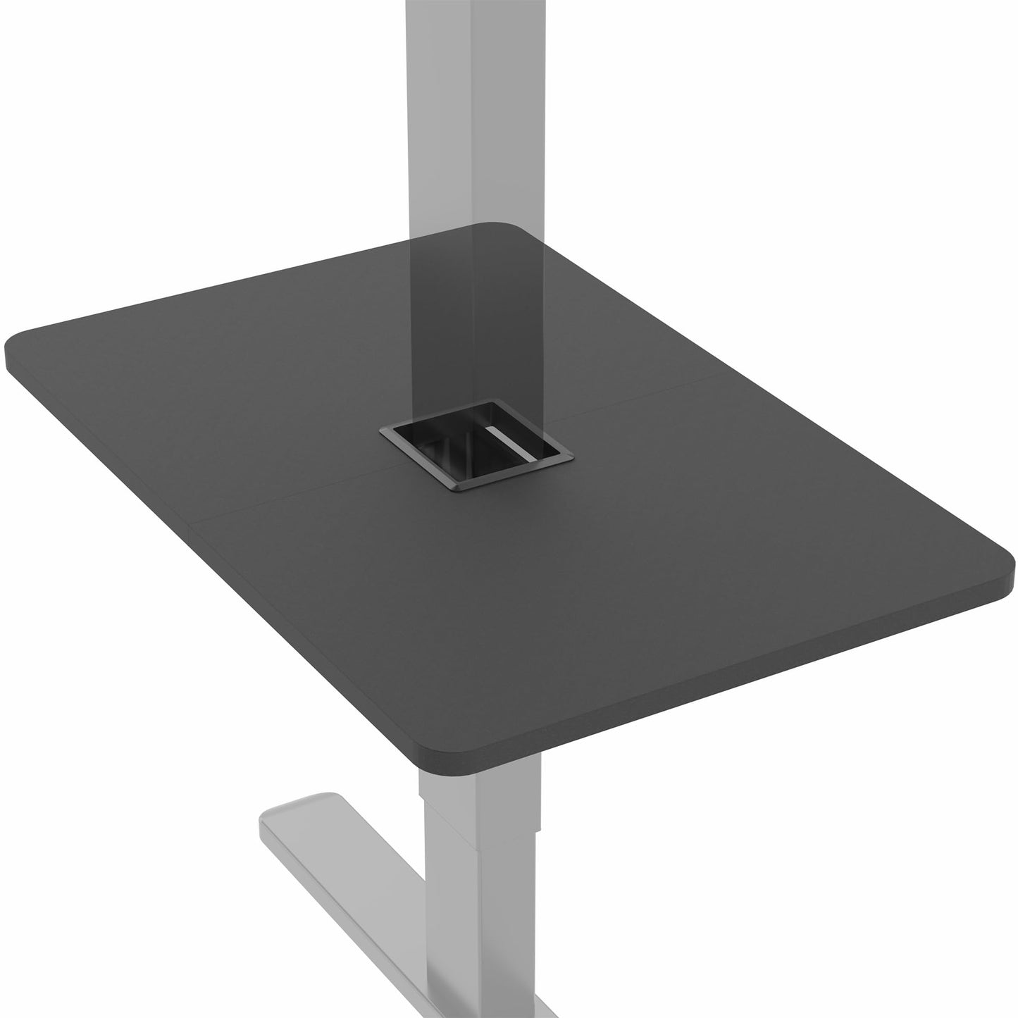 VIVO Adjustable Under Desk 16 x 12 inch Leg Shelf, Hidden Storage Tray for Small Accessories, Black, DESK-SF02LU