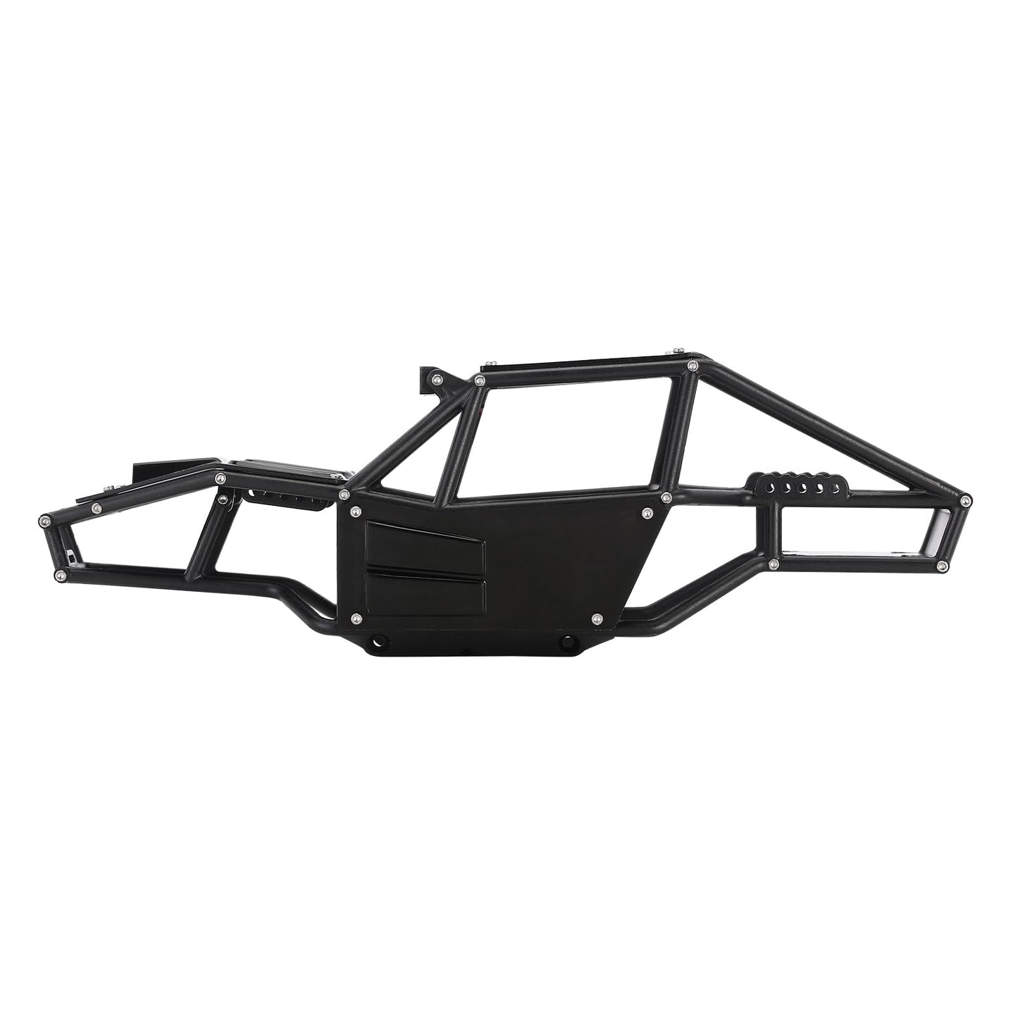 INJORA Rock Tarantula Nylon Buggy Body Shell Chassis Kit for TRX4M 1/18 RC Crawler Upgrade（Black）