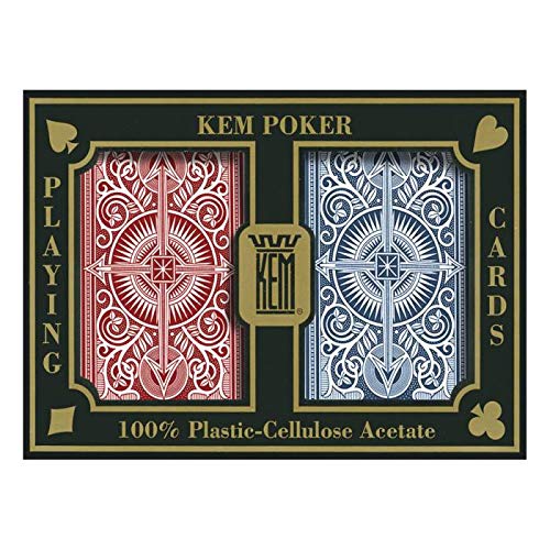 US Playing Cards KEM Arrow Wide Red/Blue