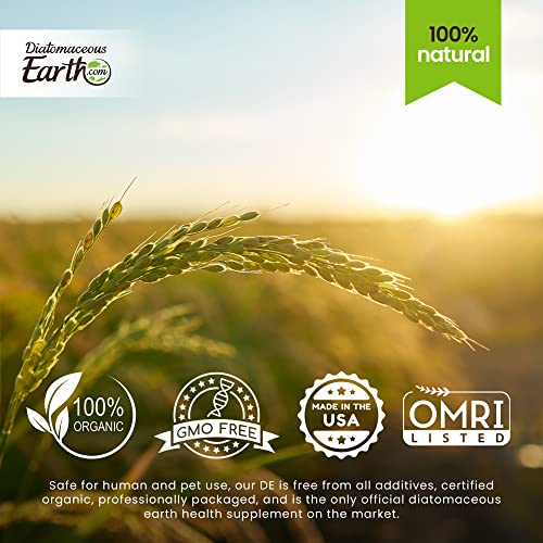DiatomaceousEarth 10 LBS Food Grade Diatomaceous Earth - 100% Organic All Natural Diamateous Powder - Diametaceous for Humans is Safe Around Children