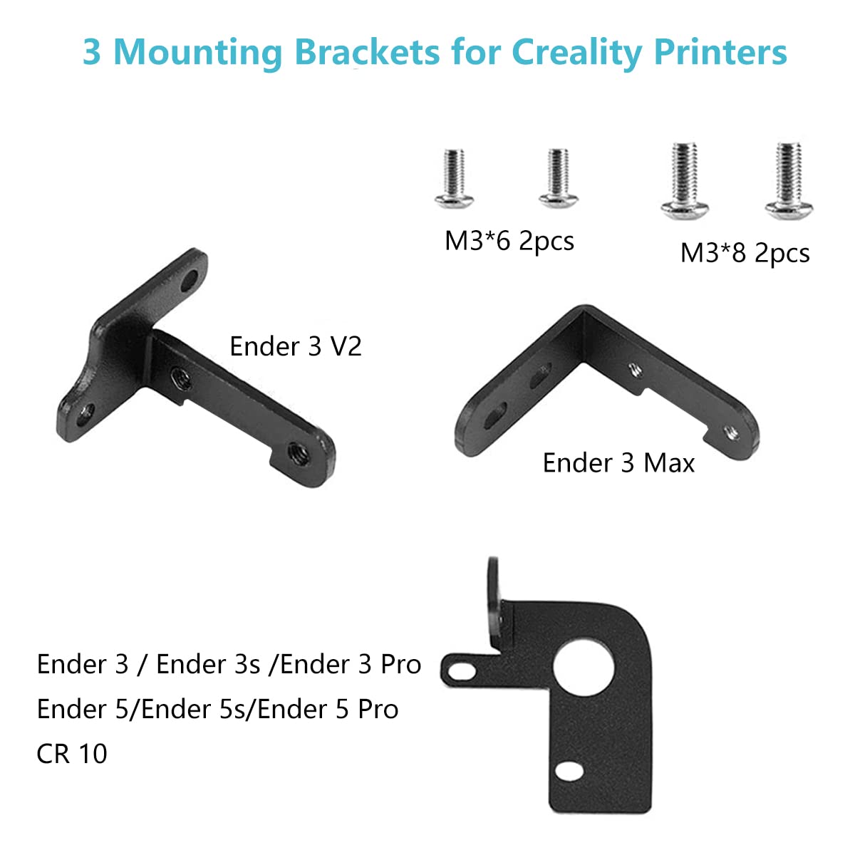 Creality CR Touch Auto Bed Leveling Sensor Kit for 3D Printer with Metal Push Pin for Ender 3/Ender 3 V2/Ender 3 Pro/3 Max/Ender 5 pro/CR-10 with 32 Bit V4.2.2/V4.2.7 Mainboard
