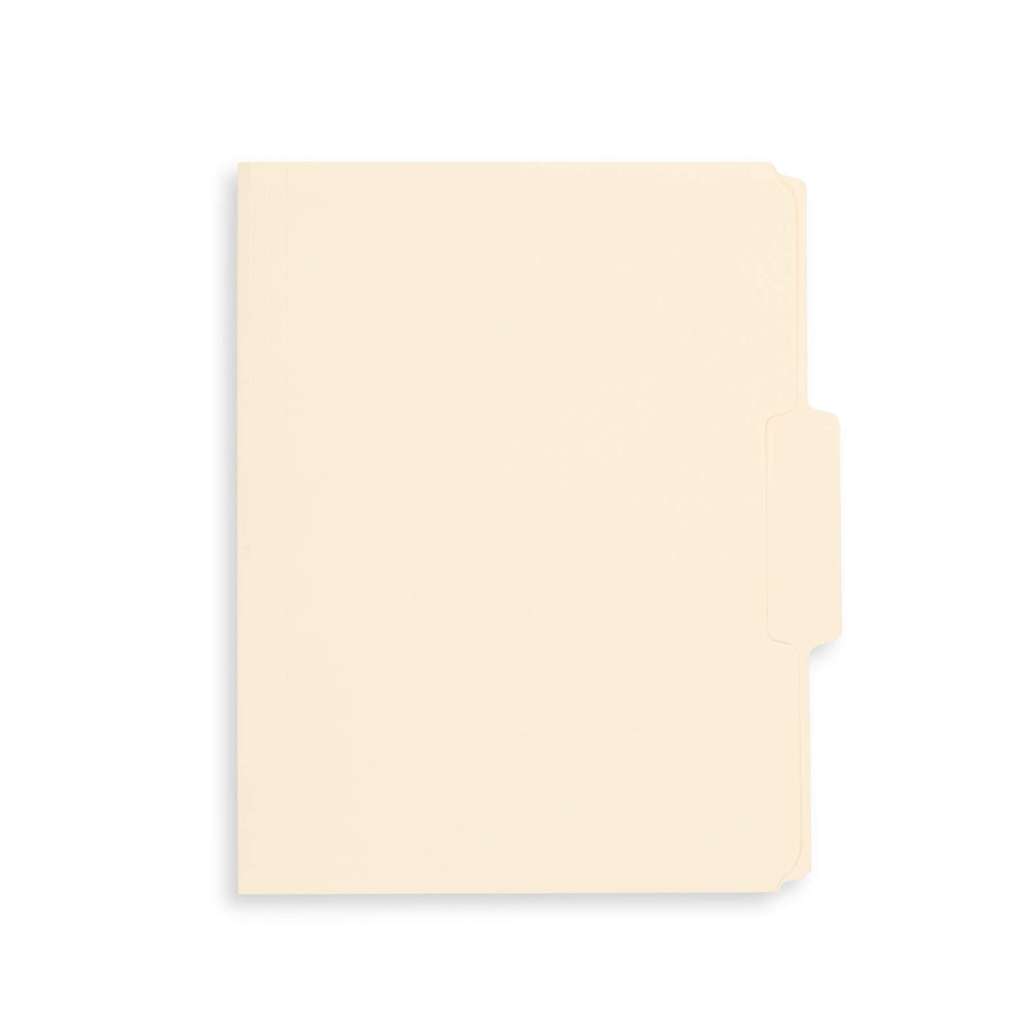 50 Manila Fastener File Folders - 1/3 Cut Reinforced Tab - Durable 2 Prongs Bonded Fastener Designed to Organize Standard Medical Files, Law Client Files, Office Reports - Letter Size, Manila, 50 Pack