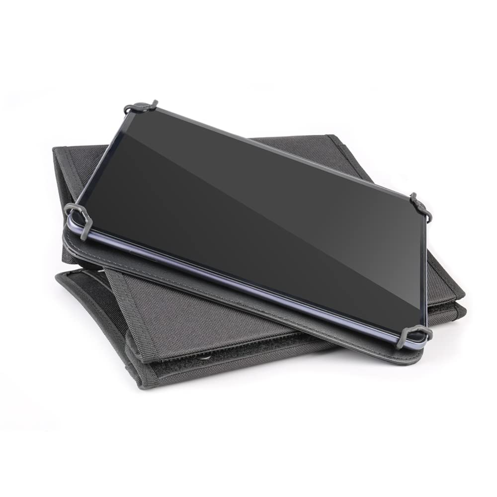 R SPIDER WIRELESS Pilot Kneeboard, Includes Aluminum Clipboard. Fits iPad Pro 9.7", 10.5", 11", iPad and iPad Air 1/2/3/4/5/6, and Any Other 9"-11" Tablets, Adjustable