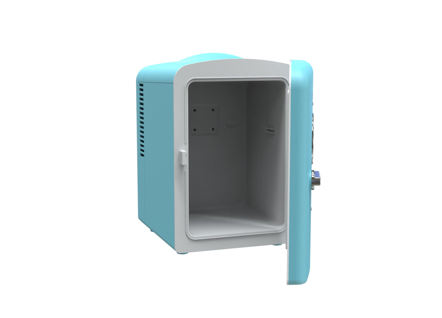 Frigidaire EFMIS171 Retro Mini Portable Personal Fridge - Ideal for Home, Office or Dorm - Includes Carrying Handle, AC/DC Wall/Car Charger (SkyBlu)