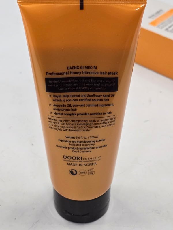 Daeng Gi Meo Ri - Honey Therapy Shampoo&Treatment&Hair Mask Set(Shampoo and Treatment16.9 FL.OZ/500ml,Hair Mask150ml)